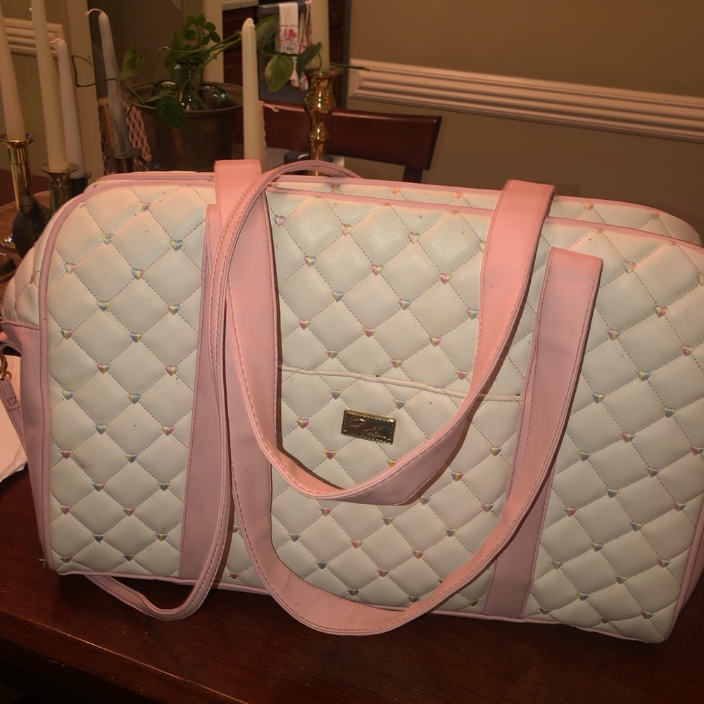 Betsey Johnson Luv Duffel bag preowned
